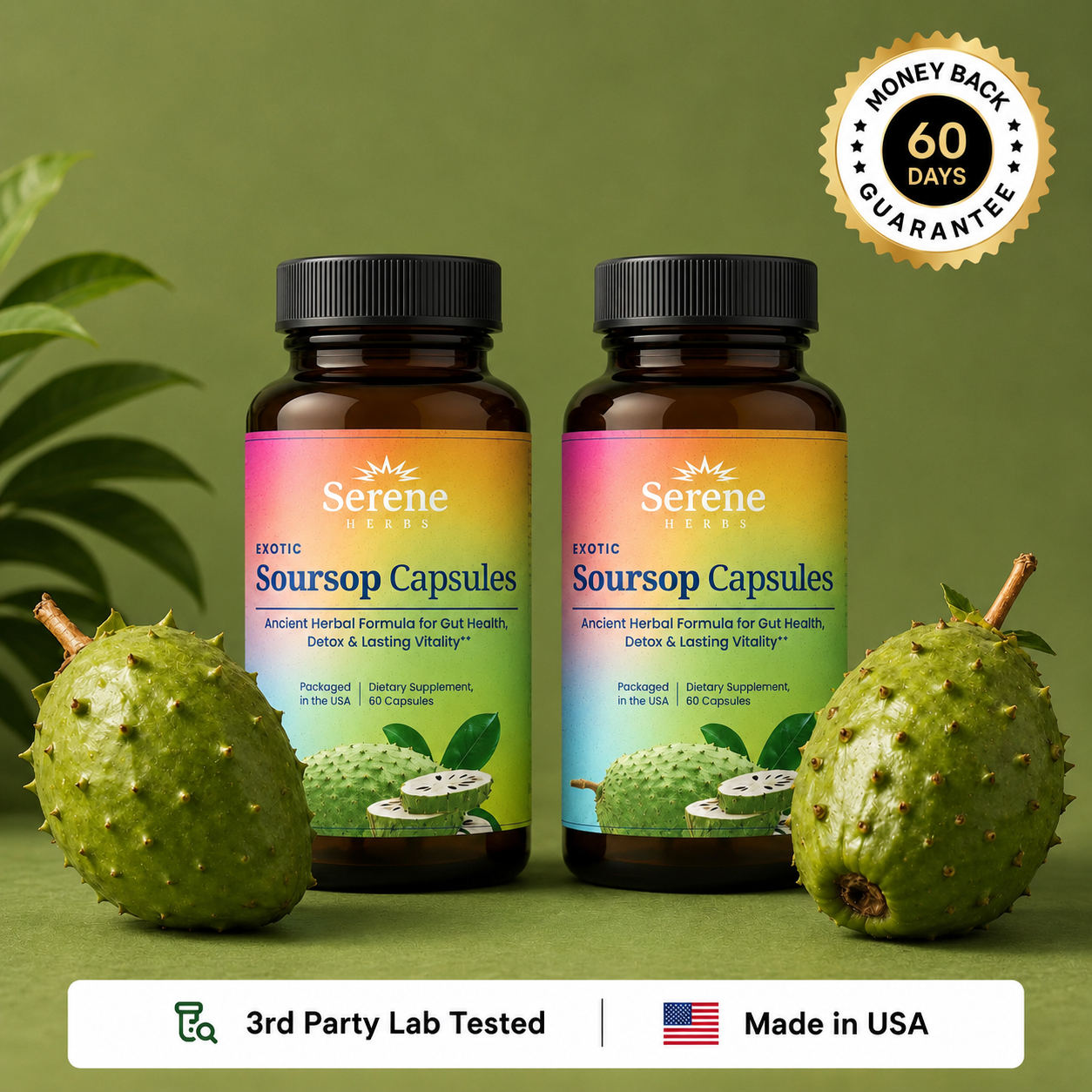 Soursop Capsules: Daily Holistic Blend