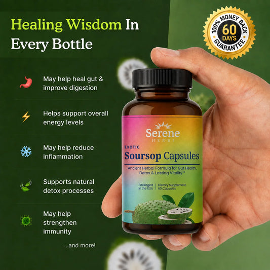 Soursop Capsules: Daily Holistic Blend
