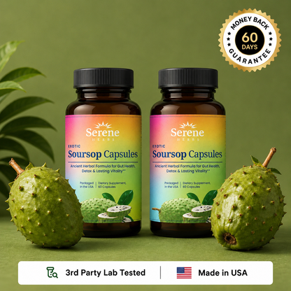 Soursop Capsules: Daily Holistic Blend