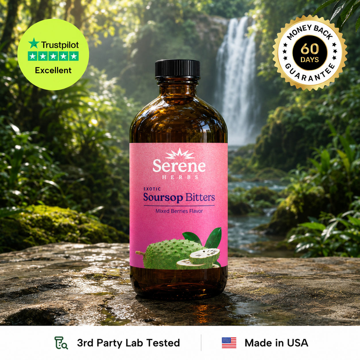 Soursop Bitters: Mixed Berries Flavor