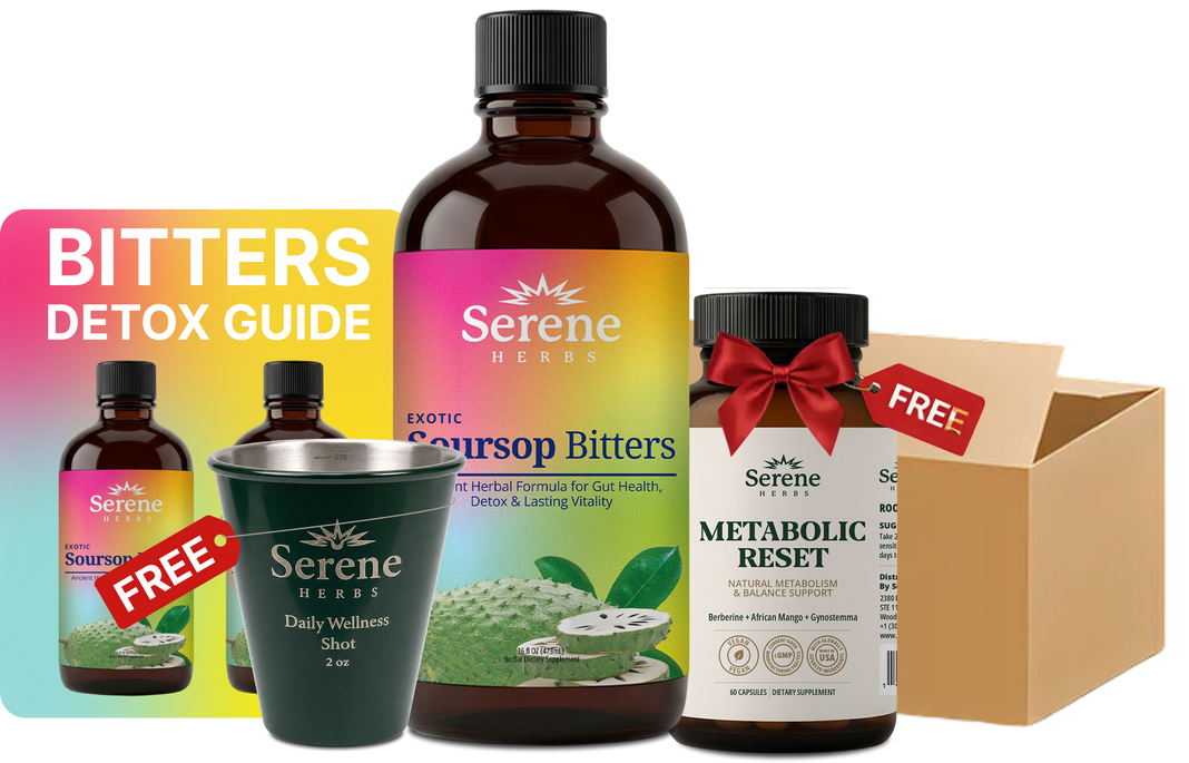 Soursop Bitters bundle with free gifts
