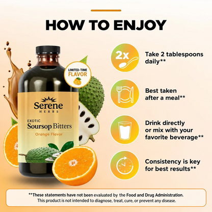 Soursop Bitters: Orange Flavor