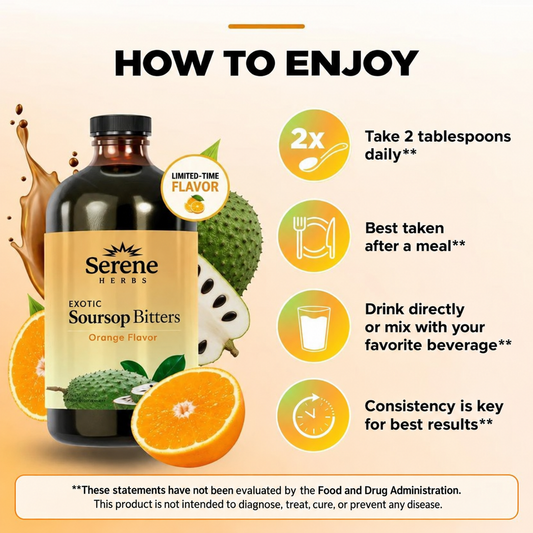 Soursop Bitters: Orange Flavor
