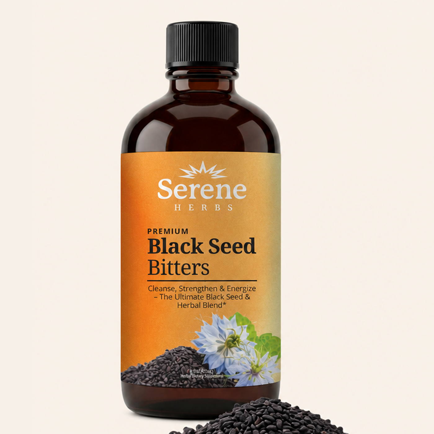 Black Seed Bitters bottle
