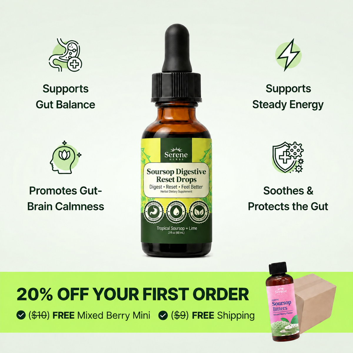 The Complete Protocol: Bitters flush the backup. Drops keep you regular for life.