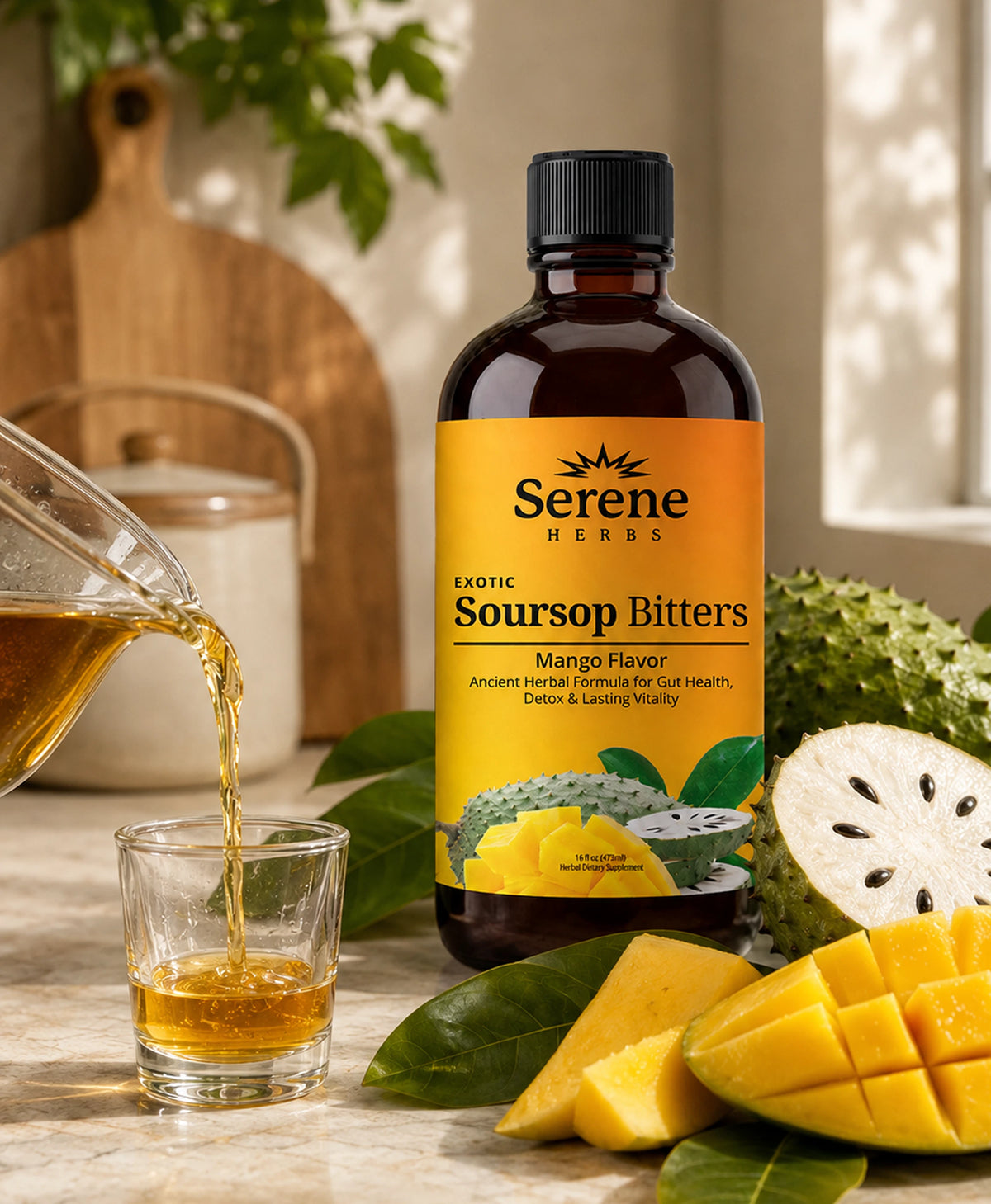 Taking Soursop Bitters Mango